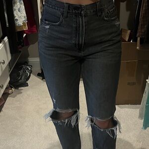 American Eagle Boyfriend Jeans in Black Size 6 Short